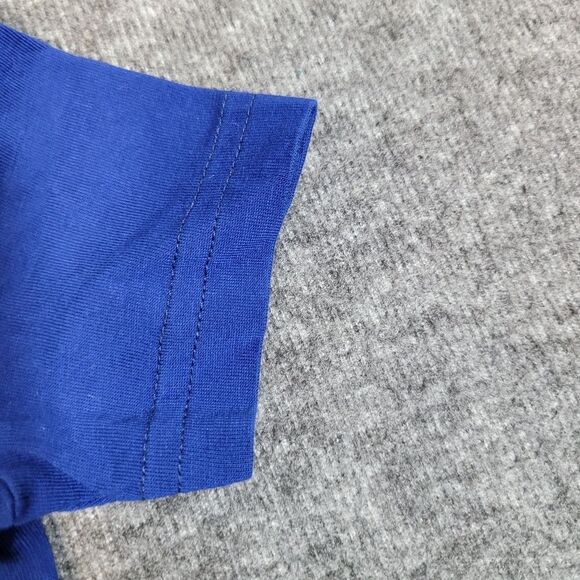 Dsquared2 Kids Shirt 18 Months Royal Blue Short Sleeve Logo Print On The Chest - Picture 7 of 9